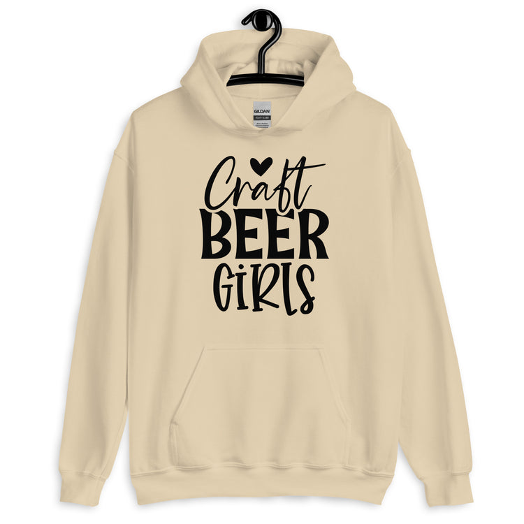 Craft Beer Girls - Black Ink - Unisex Hoodie