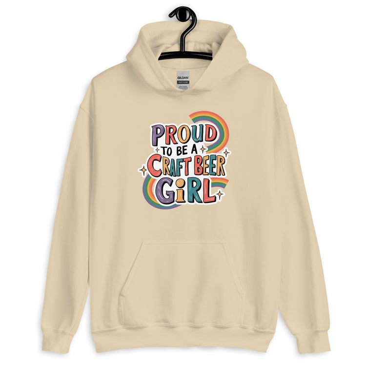 Proud to be a Craft Beer Girl - Unisex Hoodie