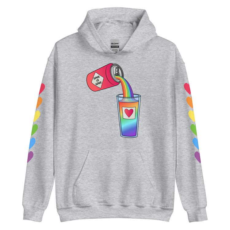 Love is Love Can Pour - All-Gender Hoodie
