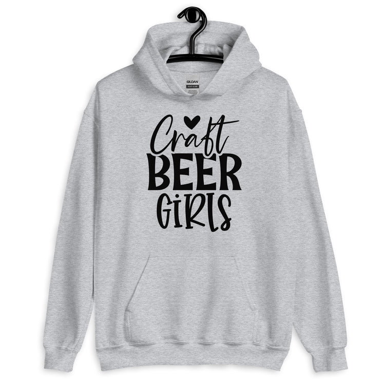 Craft Beer Girls - Black Ink - Unisex Hoodie