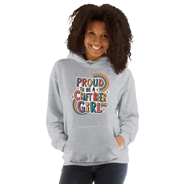 Proud to be a Craft Beer Girl - Unisex Hoodie