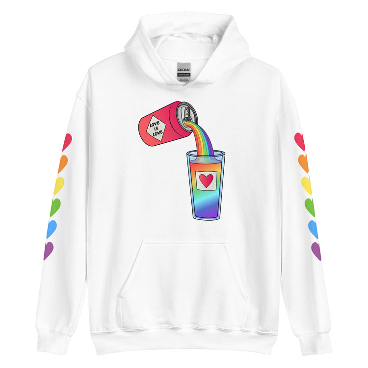 Love is Love Can Pour - All-Gender Hoodie