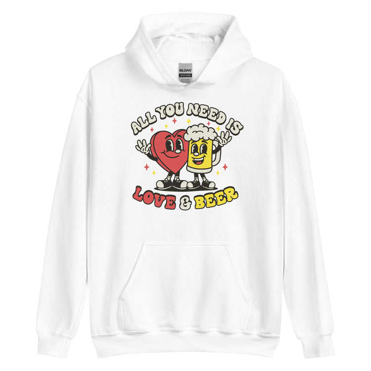 All You Need is Love & Beer - Unisex Hoodie