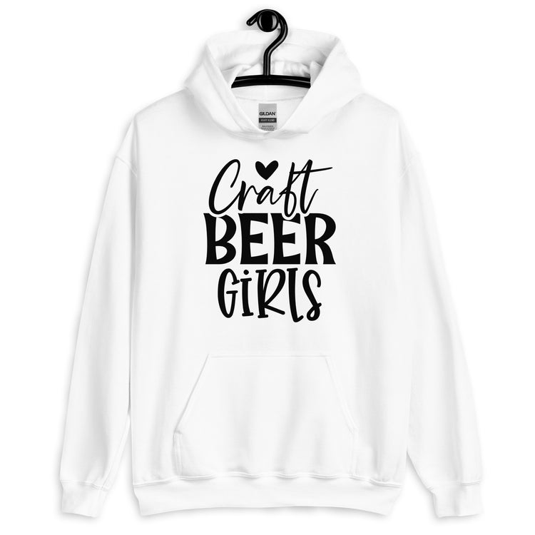 Craft Beer Girls - Black Ink - Unisex Hoodie