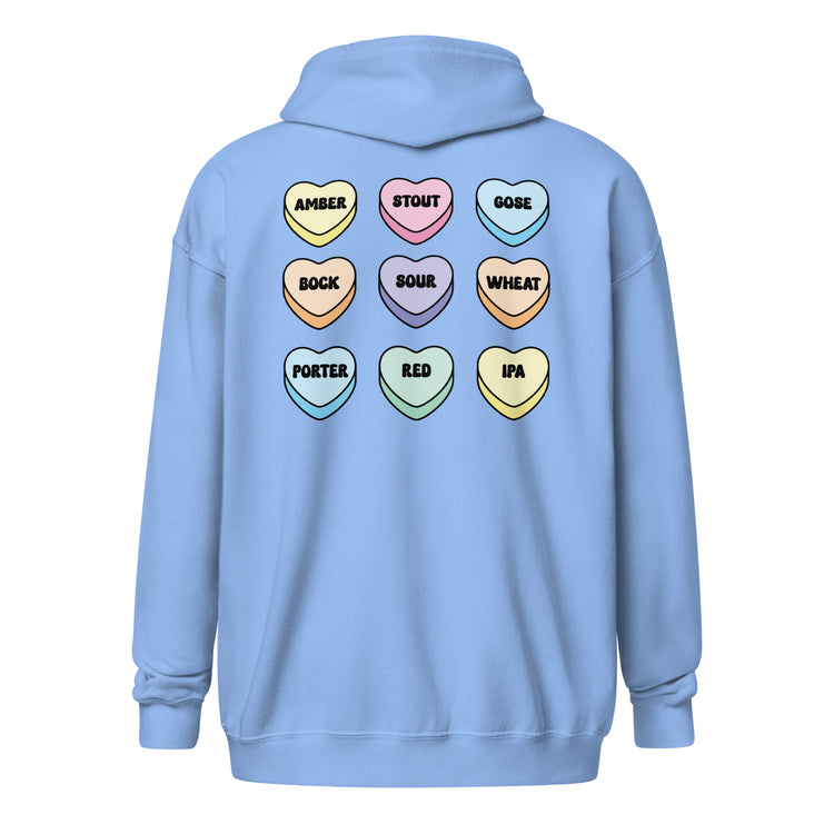 Craft Beer Girls Heartbreaker - Unisex Heavy-Blend Zip-Up Hoodie