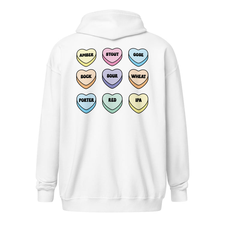 Craft Beer Girls Heartbreaker - Unisex Heavy-Blend Zip-Up Hoodie