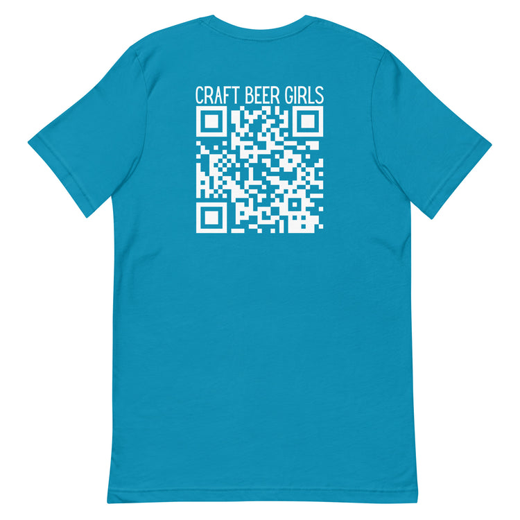 CBG Admin in White with QR Code T-Shirt
