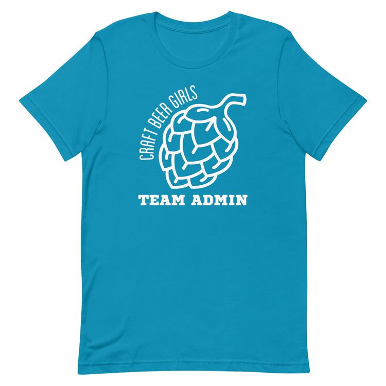 CBG Admin in White with QR Code T-Shirt