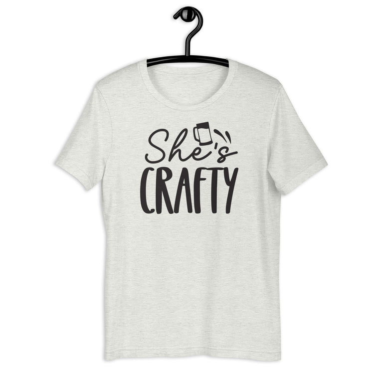 She's Crafty - Black Ink - Unisex T-Shirt