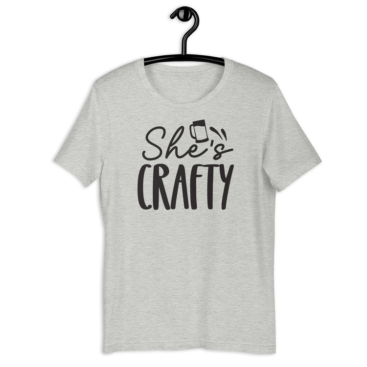 She's Crafty - Black Ink - Unisex T-Shirt