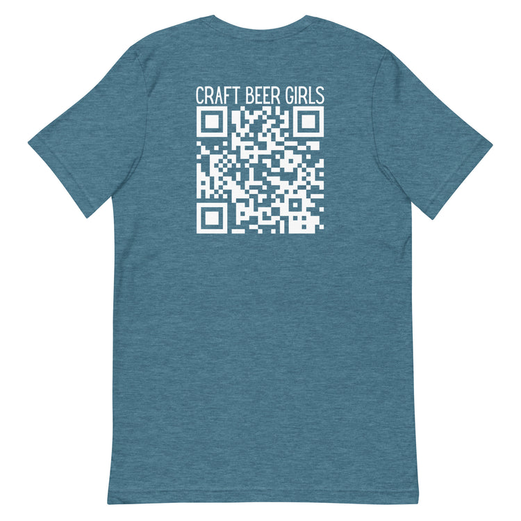 CBG Admin in White with QR Code T-Shirt