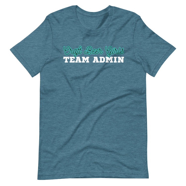 CBG Team Admin with QR Code T-Shirt