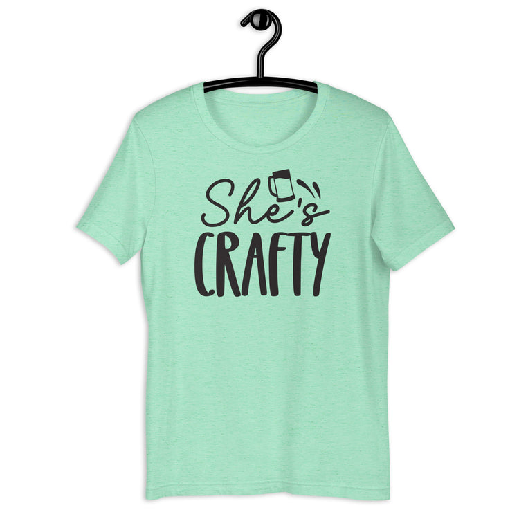 She's Crafty - Black Ink - Unisex T-Shirt