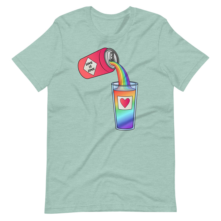 Love is Love Can Pour - All-Gender T-Shirt