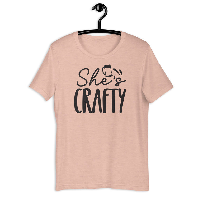 She's Crafty - Black Ink - Unisex T-Shirt