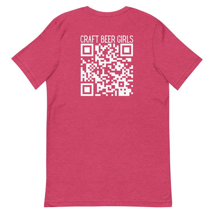 CBG Admin in White with QR Code T-Shirt