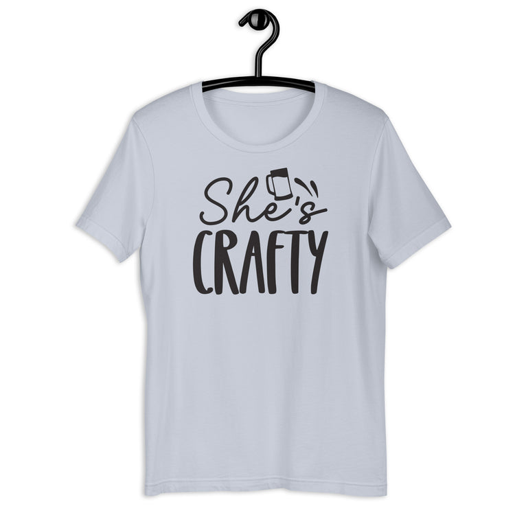 She's Crafty - Black Ink - Unisex T-Shirt