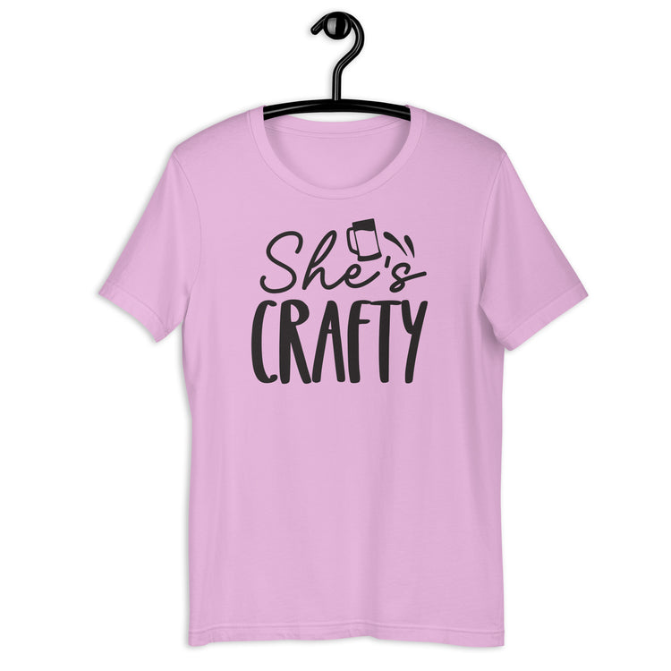 She's Crafty - Black Ink - Unisex T-Shirt