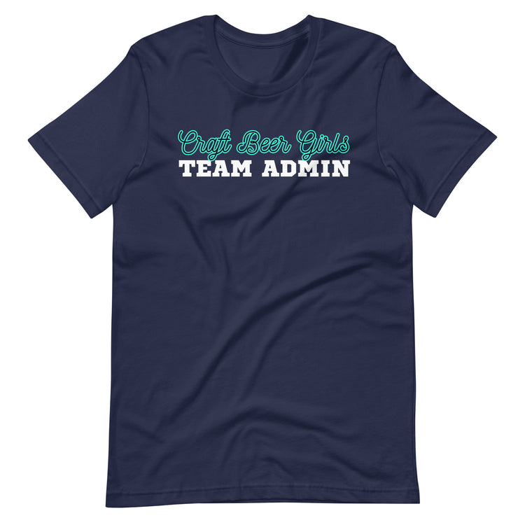 CBG Team Admin with QR Code T-Shirt