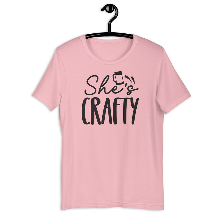She's Crafty - Black Ink - Unisex T-Shirt