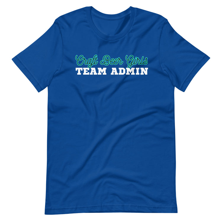 CBG Team Admin with QR Code T-Shirt
