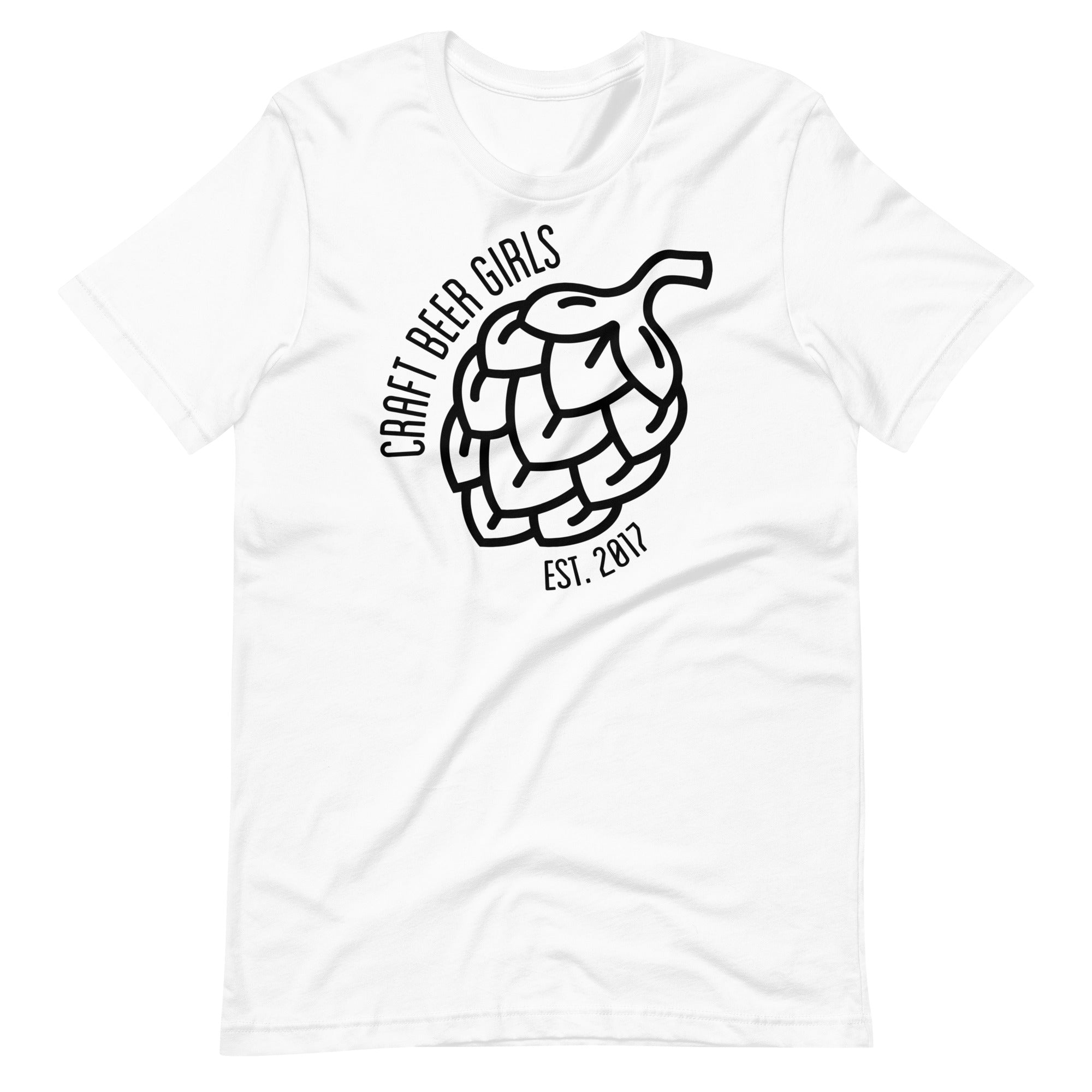 Classic CBG Logo in Black Tshirt Craft Beer Girls