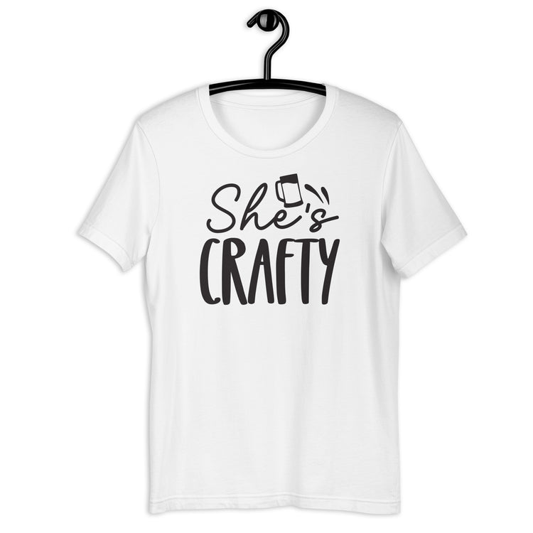 She's Crafty - Black Ink - Unisex T-Shirt