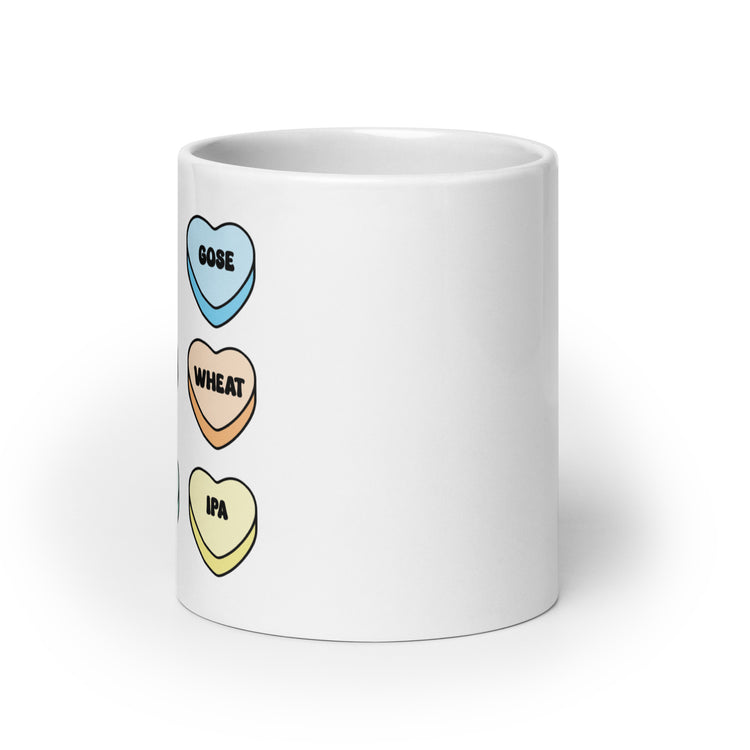 Brewer's Heart - White Glossy Mug
