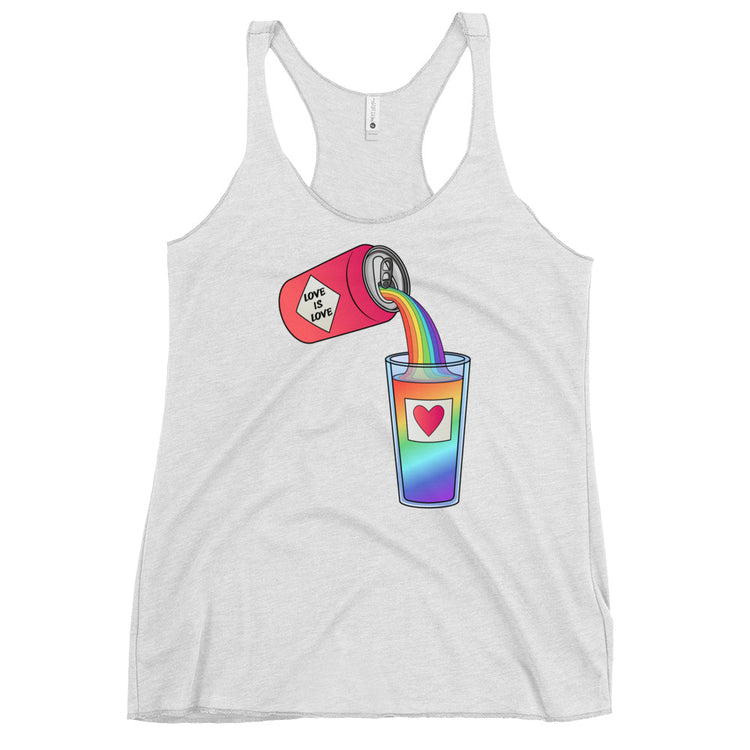 Love is Love Can Pour - Women's Racerback Tank