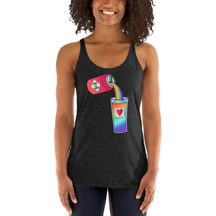 Love is Love Can Pour - Women's Racerback Tank