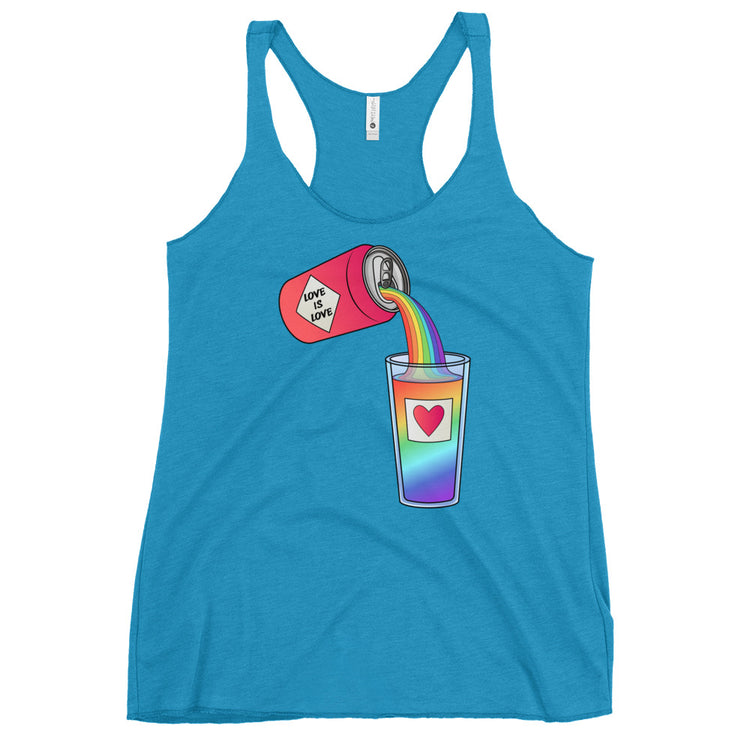Love is Love Can Pour - Women's Racerback Tank
