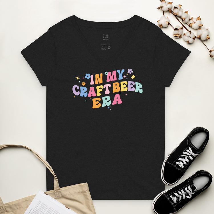 In My Craft Beer Era - Women’s Recycled V-Neck T-Shirt