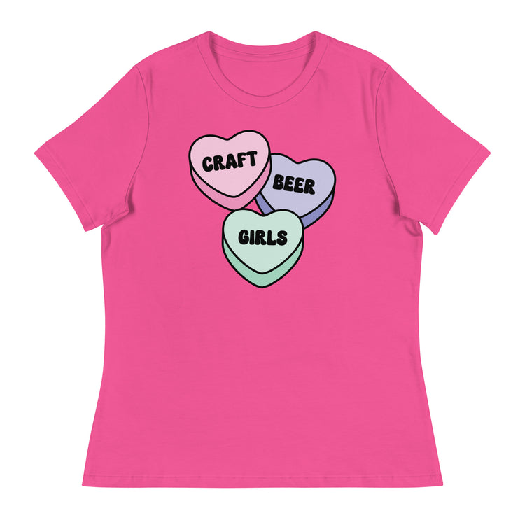 Craft Beer Girls Candy - Women's Relaxed T-Shirt