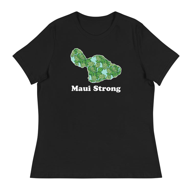 Maui Strong - White Ink - Women's Relaxed T-Shirt