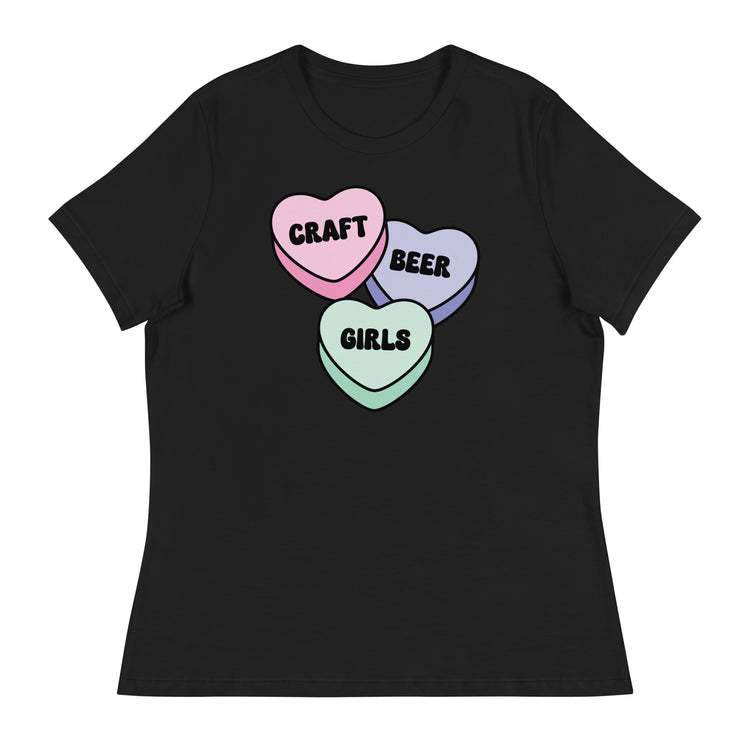 Craft Beer Girls Candy - Women's Relaxed T-Shirt