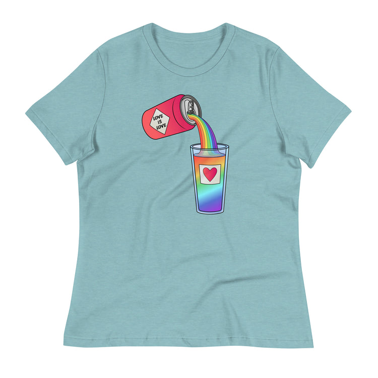 Love is Love Can Pour - Women's Relaxed T-Shirt