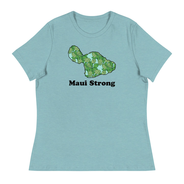 Maui Strong - Black Ink - Women's Relaxed T-Shirt