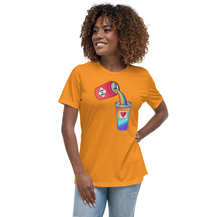 Love is Love Can Pour - Women's Relaxed T-Shirt