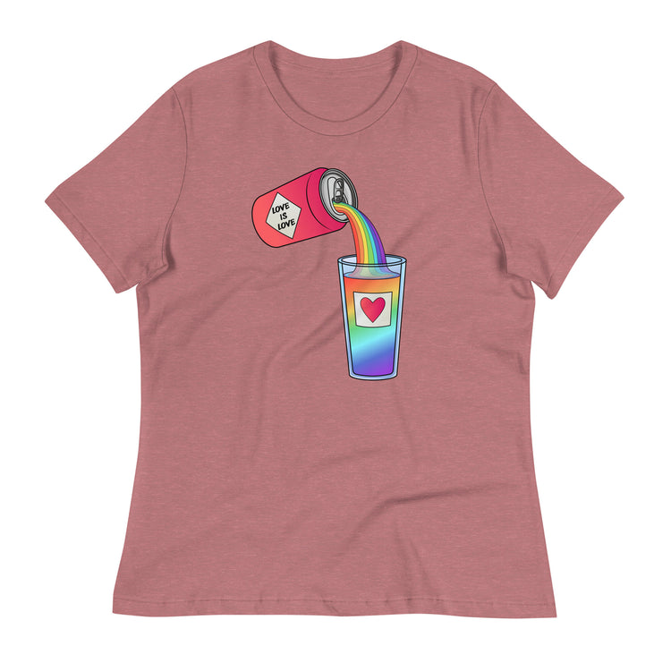 Love is Love Can Pour - Women's Relaxed T-Shirt
