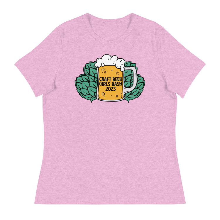 Craft Beer Girls Bash 2023 Women's Relaxed T-Shirt