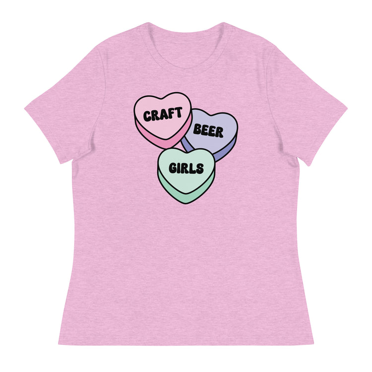 Craft Beer Girls Candy - Women's Relaxed T-Shirt