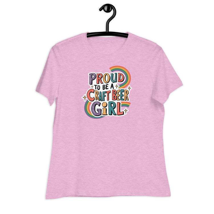 Proud to be a Craft Beer Girl - Women's Relaxed T-Shirt
