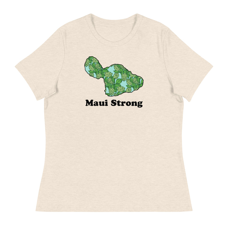Maui Strong - Black Ink - Women's Relaxed T-Shirt