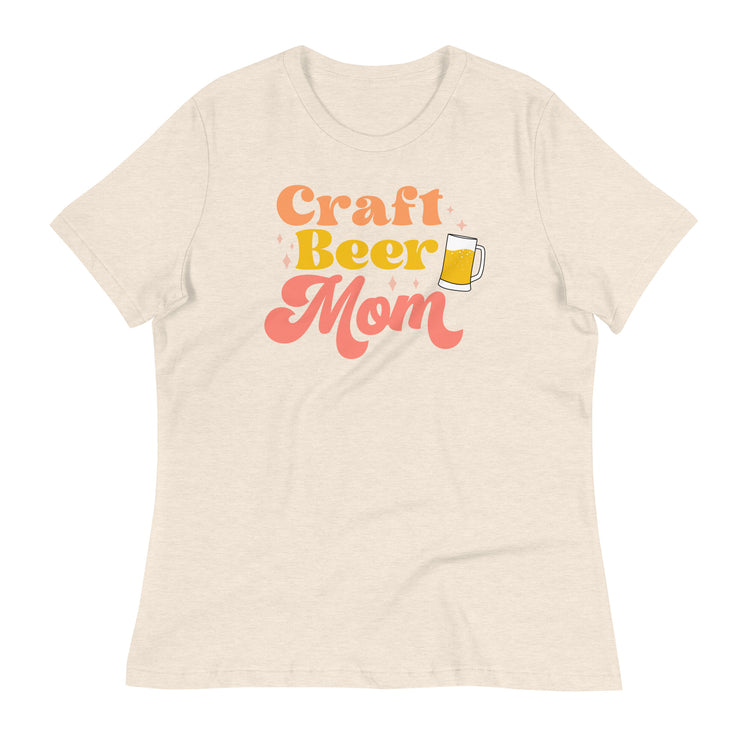 Craft Beer Mom - Women's Relaxed T-Shirt