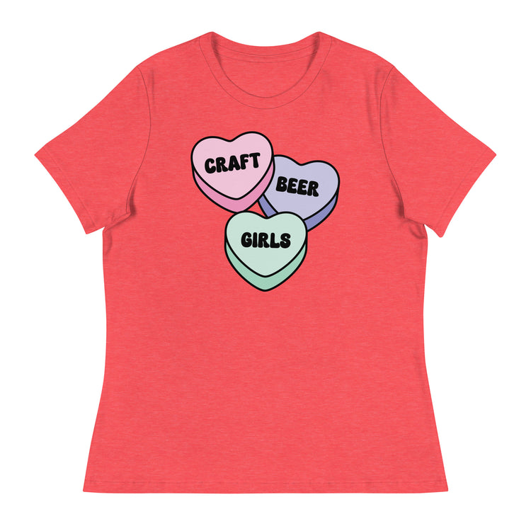 Craft Beer Girls Candy - Women's Relaxed T-Shirt