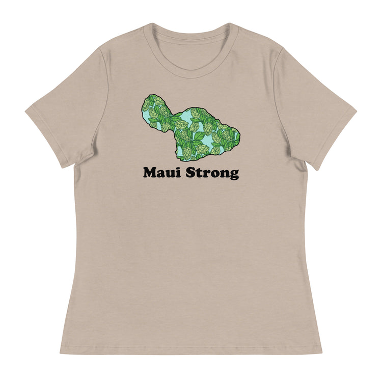 Maui Strong - Black Ink - Women's Relaxed T-Shirt