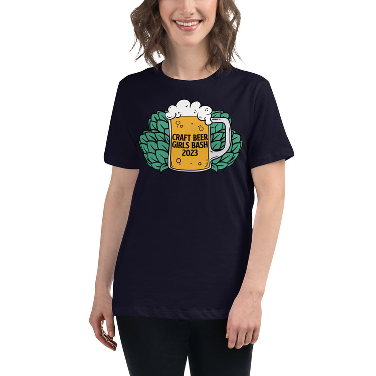 Craft Beer Girls Bash 2023 Women's Relaxed T-Shirt