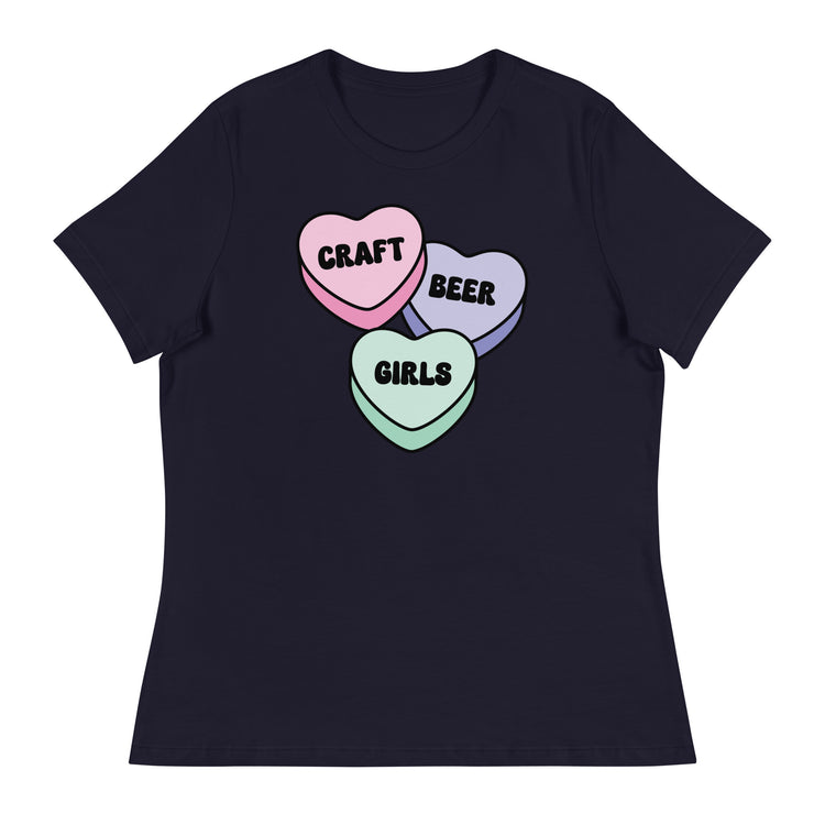 Craft Beer Girls Candy - Women's Relaxed T-Shirt