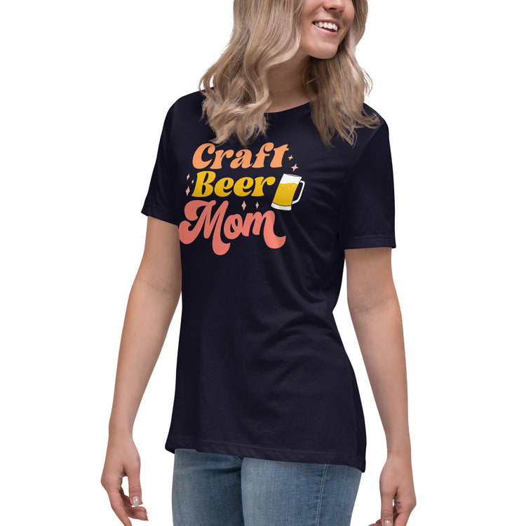 Craft Beer Mom - Women's Relaxed T-Shirt