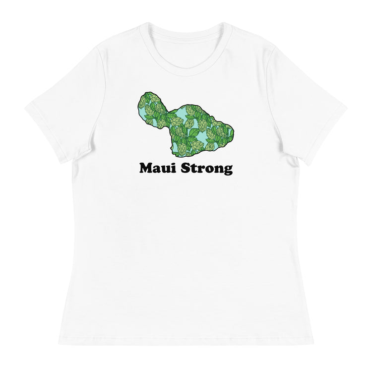 Maui Strong - Black Ink - Women's Relaxed T-Shirt